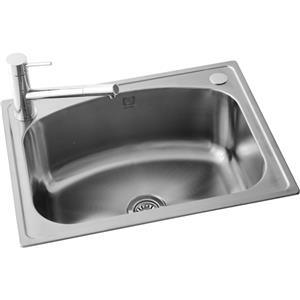 Milena 35L Stainless Steel Euro Inset Laundry Trough With 2 Tap Holes