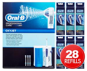Oral-B OxyJet Irrigator Flosser + 24 x Replacement Jets