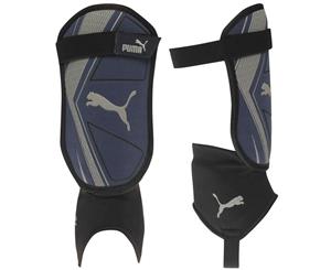 Puma Men Pro Spirit Shin Guards Mens Touch and Close - Navy/Silver