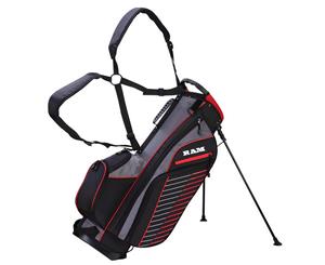 Ram Golf Lightweight Dual Strap Stand/Carry Bag - Red