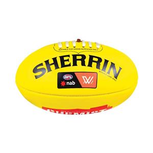 Sherrin AFLW Mini Replica Game Ball Yellow 3
