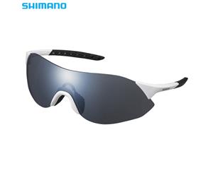 Shimano Aerolite S Glasses - Metallic White - Smoke