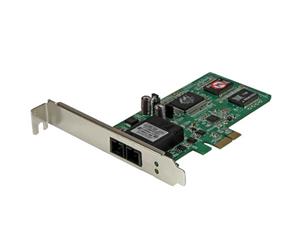 StarTech PCI Express (PCIe) Gigabit Ethernet Multimode SC Fiber Network Card Adapter NIC - 550m