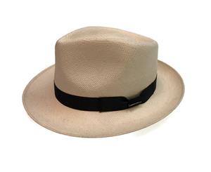 Stetson Toyo Fedora Trilby Straw Hat Made in Mexico - Natural