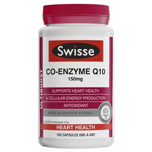 Swisse Ultiboost Co Enzyme Q10 150mg 180 Capsules