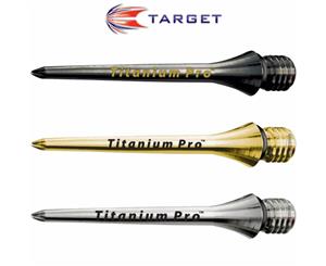 Target - Titanium Pro Smooth Conversion Dart Points - 26mm 30mm - Gold 26mm