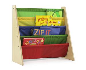 Tot Tutors Kids Children Book Storage Rack - Multi Colour