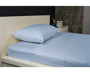 Bambury Sonar Coolsheet King Single Bed Sheet Set - Sky