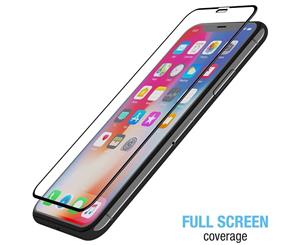 Black For Apple iPhone XR Full Coverage 9H Tempered Glass Screen Protector