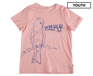 Bonds Originals Kids' Aussie Cotton Tee / T-Shirt / Tshirt - Coral Cockatoo