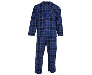 Cargo Bay Mens Stripe Pyjama Set (Dark Blue) - N1186