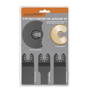 Craftright Multi Function Tool Accessory Kit - 5 Pack