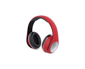 Genius HS-935BT Rechargeable Bluetooth Headphones Red
