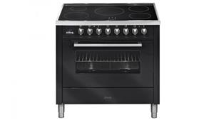 ILVE 900mm Induction Electric Freestanding Cooker - Gloss Black