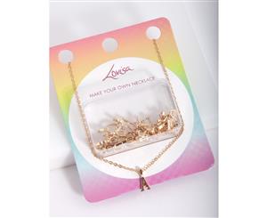 Lovisa Kids Gold Make Your Own Letter Necklace