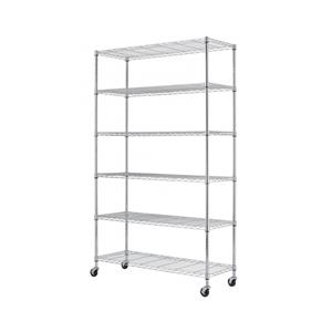 Montgomery 6 Tier Metal Shelving Unit with Wheels