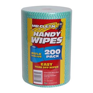 Mr Clean Handy Wipe - 200 Pack