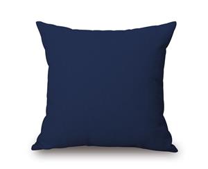 Navy Cotton & linen Pillow Cover 92237