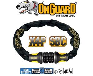 OnGuard - Bike/Cycling High Security Chain - Mastiff - 120cm x 4mm