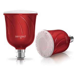 Sengled Pulse Smart LED Light And JBL Bluetooth Music Speaker Kit - B22 Red