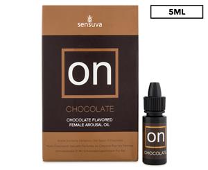 Sensuva On Chocolate Natural Arousal Orgasm Oil 5mL