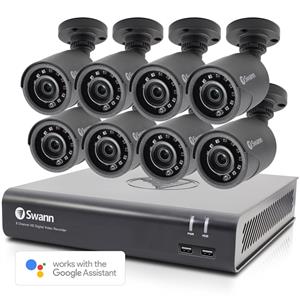 Swann CCTV Security System With 8 x 1080p Cameras And 1TB HDD