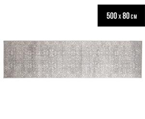 Tapestry Contemporary Easy Care Vienna 500x80cm Large Runner Rug - Grey