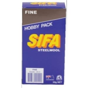 Uni-Pro 50g Grade 1 SIFA Steel Wool Hobby Pack