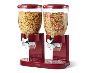Zevro The Original Indispensable Cereal Dispenser Double - Red
