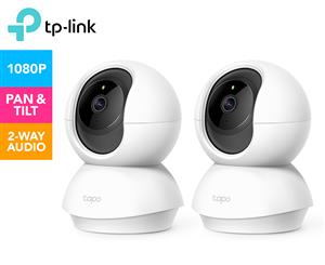 2 x TP-Link Tapo C200 Pan/Tilt Home Security Wi-Fi Camera