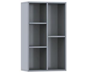 Book Cabinet/Sideboard High Gloss Grey 45x25x80cm Home Display Shelf