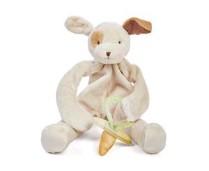 Bunnies By The Bay Silly Buddy Pacifier Holder Lovey - Puppy