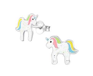 Children's Sterling Silver Unicorn Ear Studs