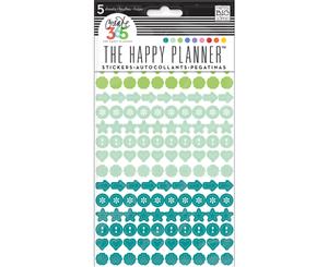 Create 365 Planner Stickers 5 Sheets/Pkg-Colorful Dots