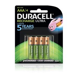 Duracell AAA Rechargeable Batteries - 4 Pack