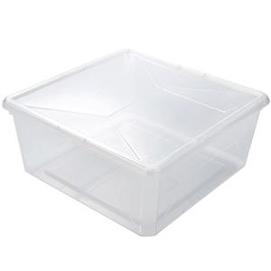 Ezy Storage 8.6L Clear Karton Storage Container With Snap On Lid