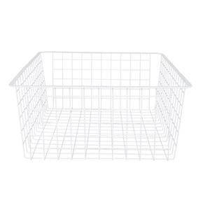 Flexi Storage 185mm White 2 Runner Wire Basket