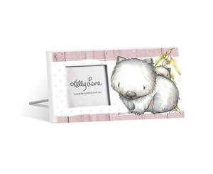 French Country Vintage Inspired Photo Frame BABY JOEY Wombat 10x20cm