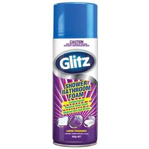Glitz 400g Bathroom And Shower Foam Cleaner