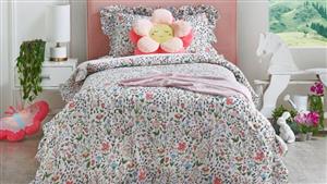 Happy Meadow Multi Single Quilt Cover Set