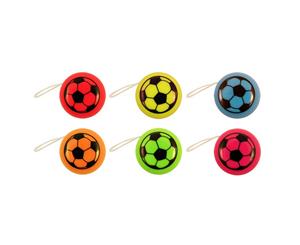 Henbrandt Mini Football Yo Yos (Pack Of 72) (Multicoloured) - SG12232