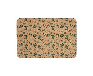 Ladelle Dwell Printed Cork Placemat Set of 4 Emerald