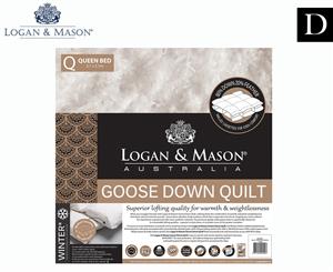 Logan & Mason Goose Down Double Bed Quilt