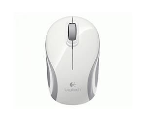 Logitech M187 Wireless Mouse Mini 3 Button USB Receiver Colour White