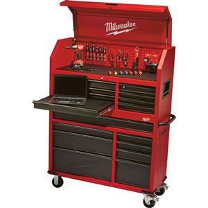 Milwaukee 46inch 8 Drawer Tool Chest & 8 Drawer Trolley 48228500