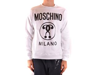 Moschino Men's Sweatshirt In White