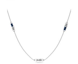 New York Yankees Pendant Necklace For Women In Sterling Silver Design by BIXLER - Sterling Silver