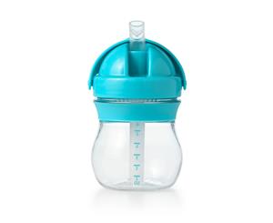 OXO TOT Transition Straw Cup Without Handles 6Oz Aqua