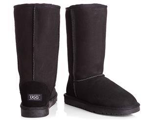 OZWEAR Connection Classic Long Ugg Boots - Black