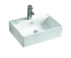 PIOVANA Fireclay Ceramic Basin 580*450*160 Above Counter (1 Taphole) White